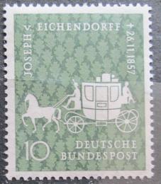 Poštová známka Nemecko 1957 Dostavník Mi# 280