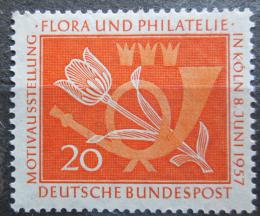 Poštová známka Nemecko 1957 Flóra a filatelie Mi# 254
