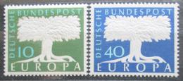 Poštové známky Nemecko 1957 Európa CEPT Mi# 268-69
