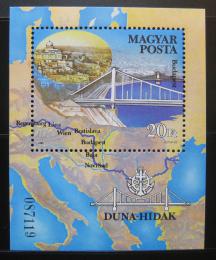 Poštová známka Maïarsko 1985 Budapeš� Mi# Block 176