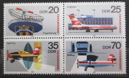 Poštové známky DDR 1980 Interflug, 25. výroèie Mi# 2516-19