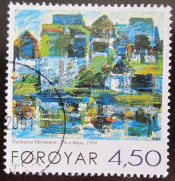 Poštová známka Faerské ostrovy 2001 Umenie, Heinesen Mi# 405