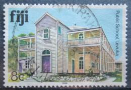 Poštová známka Fidži 1986 Státní škola Levuka Mi# 558