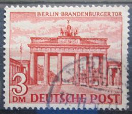 Poštová známka Západný Berlín 1949 Brandenburská brána Mi# 59 Kat 20€