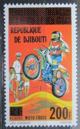 Poštová známka Džibutsko 1977 Motokros pretlaè Mi# 191 Kat 9€