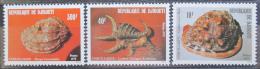 Poštové známky Džibutsko 1979 Mušle Mi# 262-64 Kat 8€