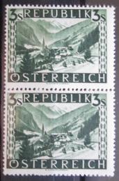 Poštovní známky Rakousko 1946 Heiligenblut, Korutany pár Mi# 769