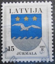Poštová známka Lotyšsko 2001 Znak Jurmala Mi# 522 II