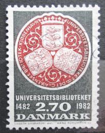 Poštová známka Dánsko 1982 Univerzitní knihovna Mi# 766