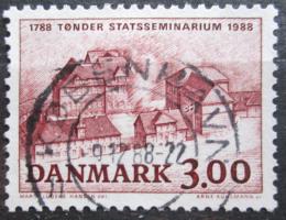 Poštová známka Dánsko 1988 VŠ pedagogická, 200. výroèie Mi# 927