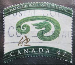 Poštová známka Kanada 2001 Rok hada Mi# 1955