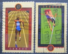 Poštové známky Kanada 2001 MS v lehké atletice Mi# 1992-93