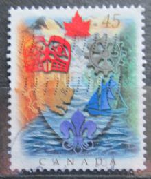 Poštová známka Kanada 1996 Kanadská heraldika Mi# 1583