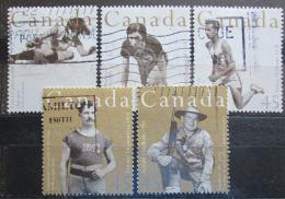 Poštové známky Kanada 1996 Olympijští vítìzové Mi# 1577-81