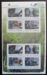 Poštové známky Komory 2009 Netopiere, WWF Mi# 2212-15 Bogen