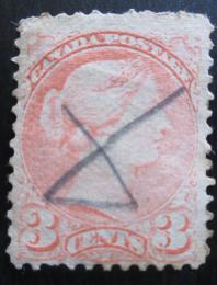 Poštová známka Kanada 1871 Krá¾ovna Viktória SC# 37a Kat $15