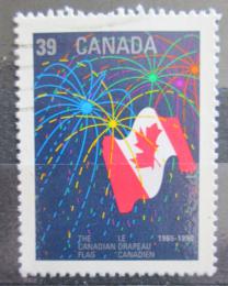 Poštová známka Kanada 1990 Štátna vlajka Mi# 1186