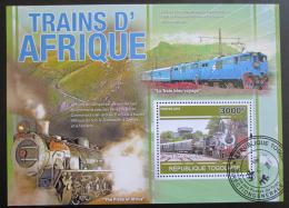 Poštové známky Togo 2010 Africké lokomotívy Mi# Block 563 Kat 12€