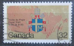 Poštová známka Kanada 1984 Návštìva papeže Mi# 925