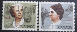 Poštové známky Kanada 1985 Slavné ženy Mi# 946-47