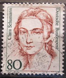 Poštová známka Nemecko 1986 Clara Schumann, klavíristka Mi# 1305