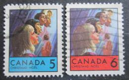 Poštové známky Kanada 1969 Vianoce Mi# 444-45