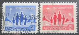 Poštové známky Kanada 1964 Vianoce Mi# 379-80