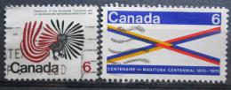 Poštové známky Kanada 1970 Severozápadní teritorium, 100. výroèie Mi# 448-49