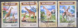 Poštové známky Mozambik 2014 Žirafy Mi# 7320-23 Kat 11€