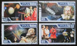 Poštové známky Maldivy 2014 Galileo Galilei Mi# 5355-58
