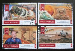 Poštové známky Maldivy 2016 Prieskum Marsu Mi# 6170-73