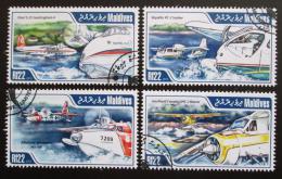 Poštové známky Maldivy 2013 Lietadla Mi# 4998-4501 Kat 11€