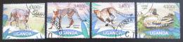 Poštové známky Uganda 2012 Gepard Mi# 2805-08 Kat 13€