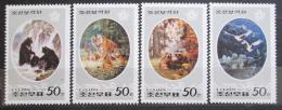 Poštové známky KLDR 1998 Umenie, fauna Mi# 3998-4001