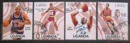 Poštové známky Uganda 2013 Basketbaloví hráèi Mi# 3085-88 Kat 22€