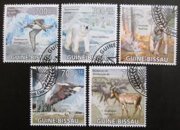 Poštové známky Guinea-Bissau 2009 Fauna Mi# 4420-24 Kat 14€ - zväèši� obrázok