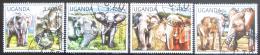 Poštové známky Uganda 2012 Slon africký Mi# 2810-13 Kat 13€