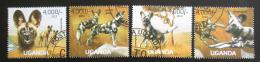 Poštové známky Uganda 2013 Pes hyenovitý Mi# 3050-53 Kat 19€