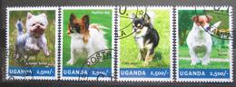 Poštové známky Uganda 2014 Malí psi Mi# 3310-13 Kat 12€