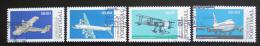 Poštové známky Portugalsko 1982 Lietadla Mi# 1577-80