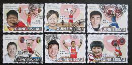 Poštové známky Guinea-Bissau 2009 Vzpieranie Mi# 4011-16