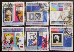 Poštové známky Guinea 2009 John F. Kennedy a Marilyn Monroe Mi# 7121-26 12€ - zväèši� obrázok