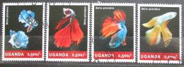 Poštové známky Uganda 2014 Ryby Mi# 3275-78 Kat 12€