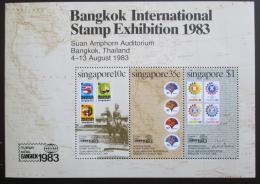 Poštové známky Singapur 1983 Výstava BANGKOK Mi# Block 15