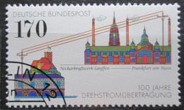 Poštová známka Nemecko 1991 Tøífázové vysílání Mi# 1557