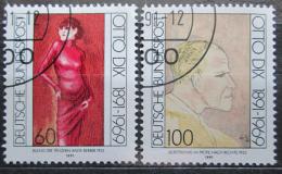 Poštové známky Nemecko 1991 Umenie, Otto Dix Mi# 1572-73