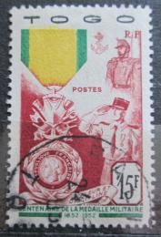 Poštová známka Togo 1952 Vojenská medaile Mi# 219 Kat 7€