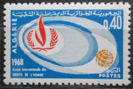 Poštová známka Alžírsko 1968 Lidská práva Mi# 500