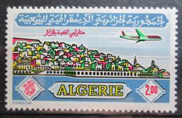 Poštová známka Alžírsko 1971 Lietadlo nad Alžírem Mi# 572