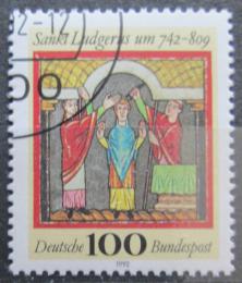 Poštová známka Nemecko 1992 Svätý Ludgerus Mi# 1610